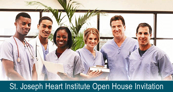 St. Joseph Heart Institute Open House Invitation