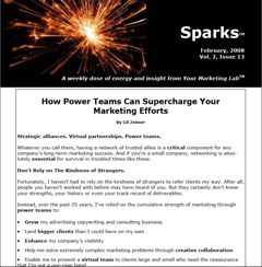 Sparks Newsletter